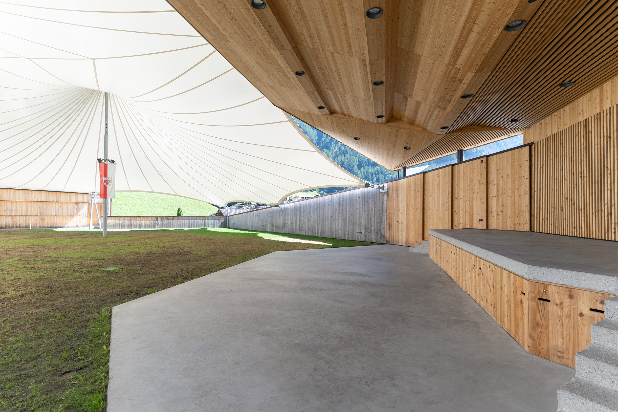 Festplatz und Tiefgarage, Pfunders/Vintl