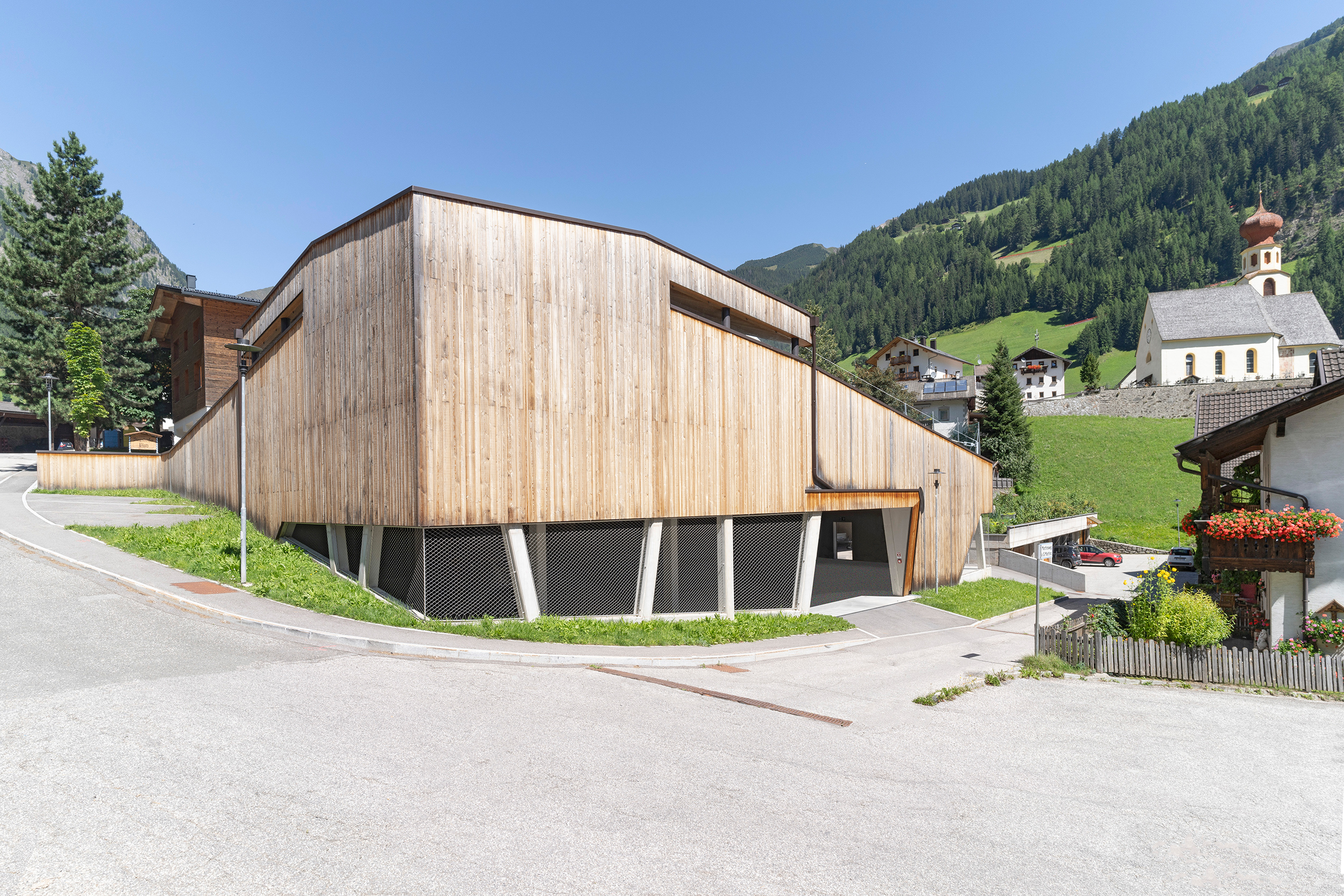 Festplatz und Tiefgarage, Pfunders/Vintl